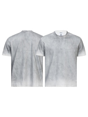 classic t-shirt in slate gray with round neck