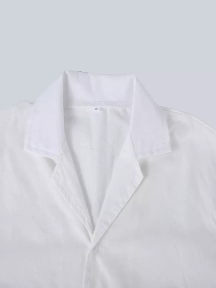 Men's Casual Short-sleeve Shirt Plus Size option 6