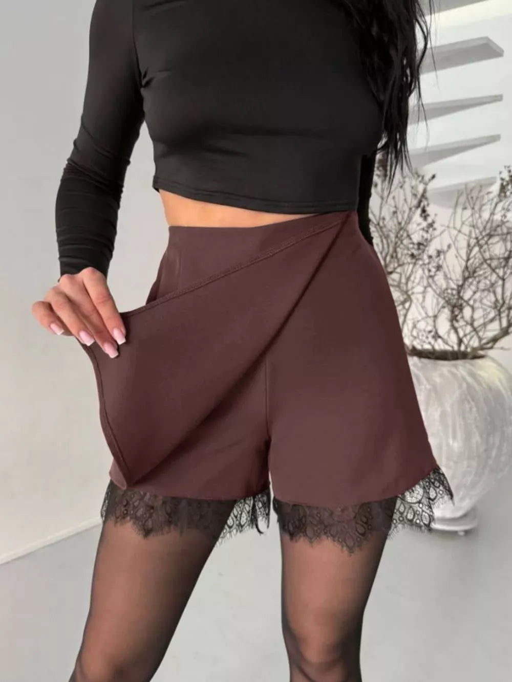 skort in black