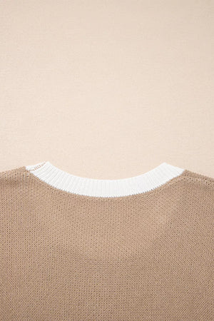 pullover sweater featuring graphic in cream with 100% viscose Care instructions: Machine wash cold texture