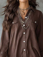 coastal shirt dress in Black with collared