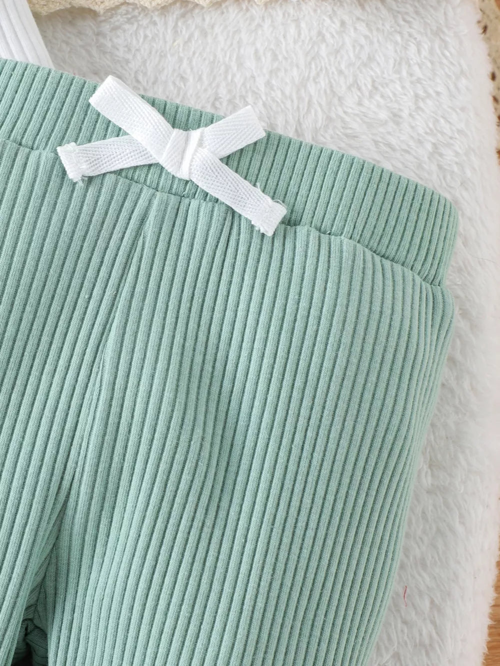 Children's Ruffled Polka Dot Bodysuit And Pants Set option 5