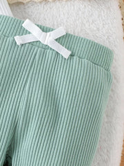 Children's Ruffled Polka Dot Bodysuit And Pants Set option 5