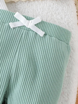 Children's Ruffled Polka Dot Bodysuit And Pants Set option 5