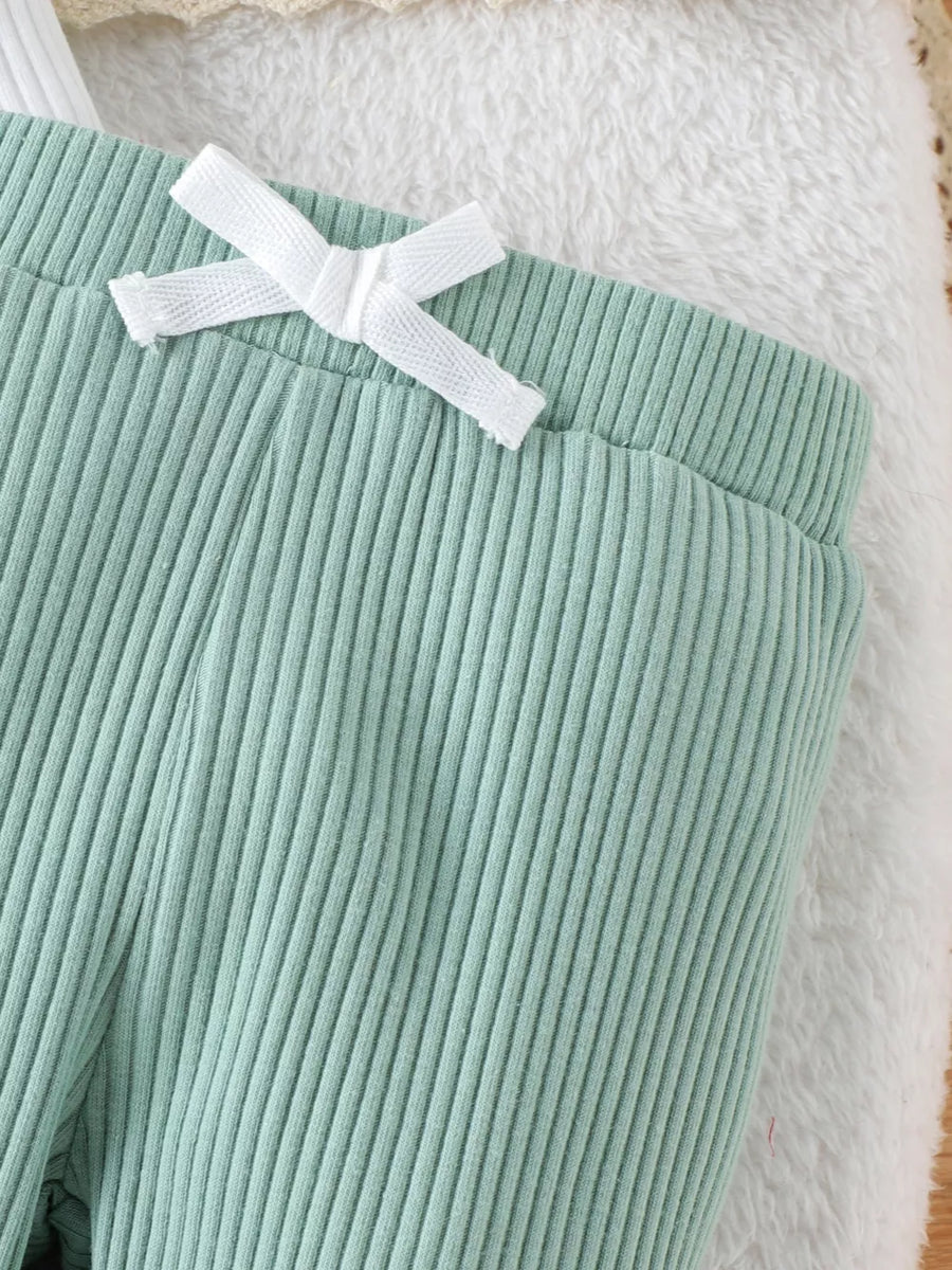 Children's Ruffled Polka Dot Bodysuit And Pants Set option 5
