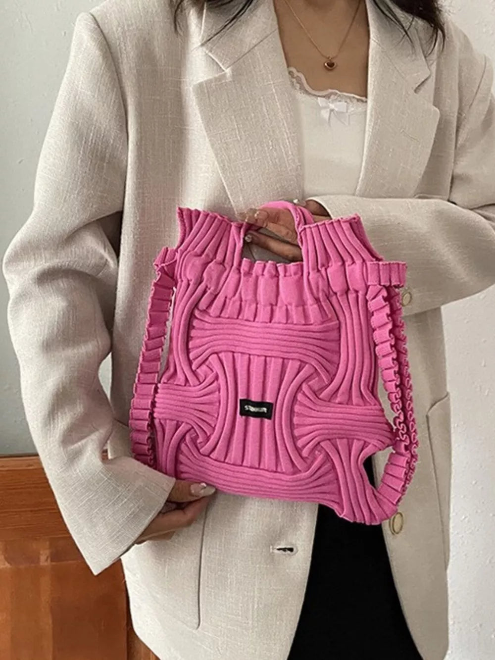Lightweight Knitted Backpack Bag in this colorway