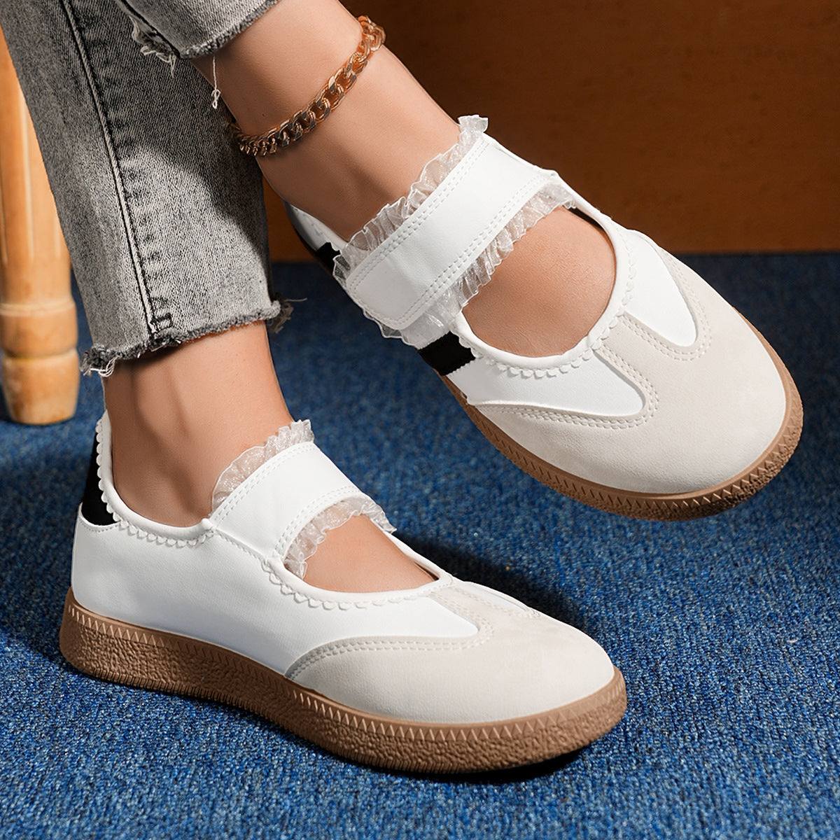 Round Toe Slip-ons
