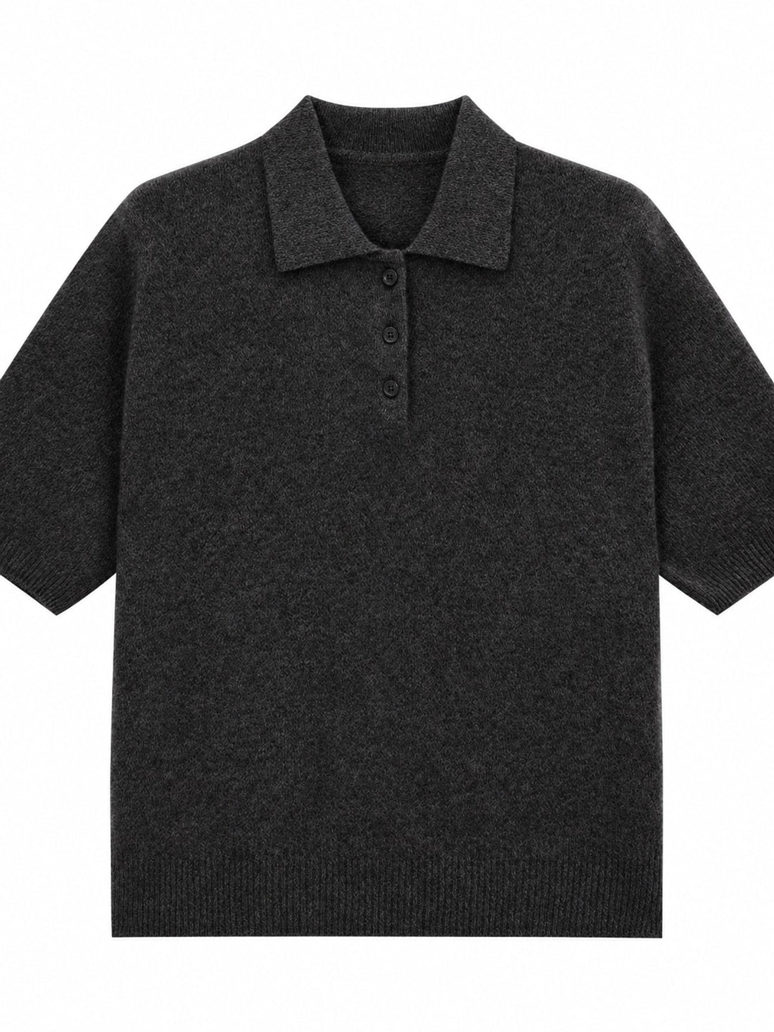 classic polo shirt in Gray with collared
