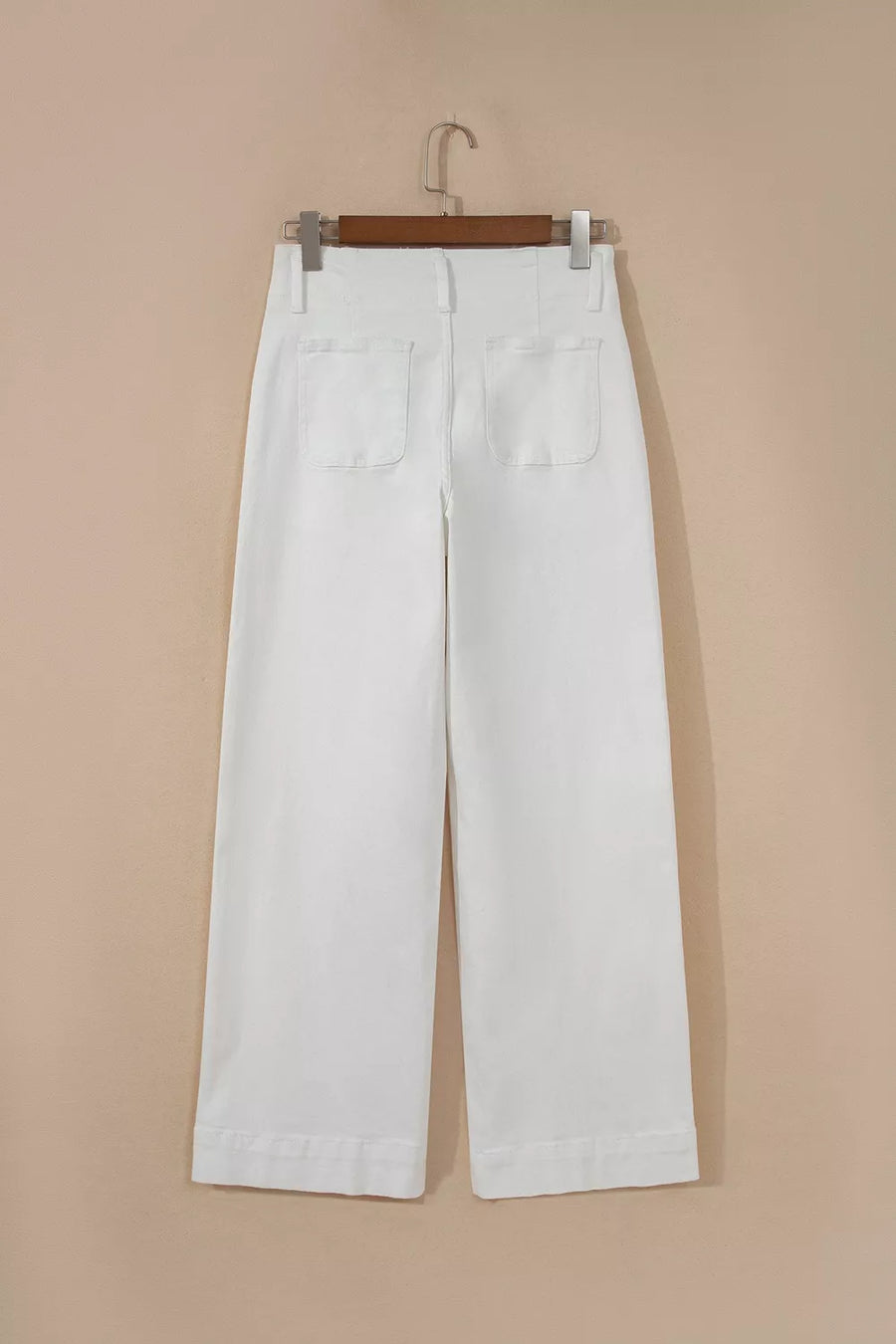2-button High Waist Wide Leg Jeans option 5