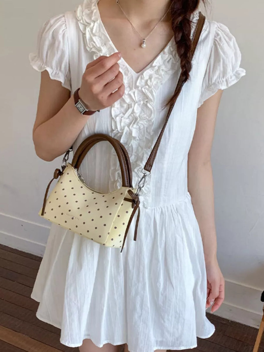 Polka Dot Mini Crossbody Bag option 9