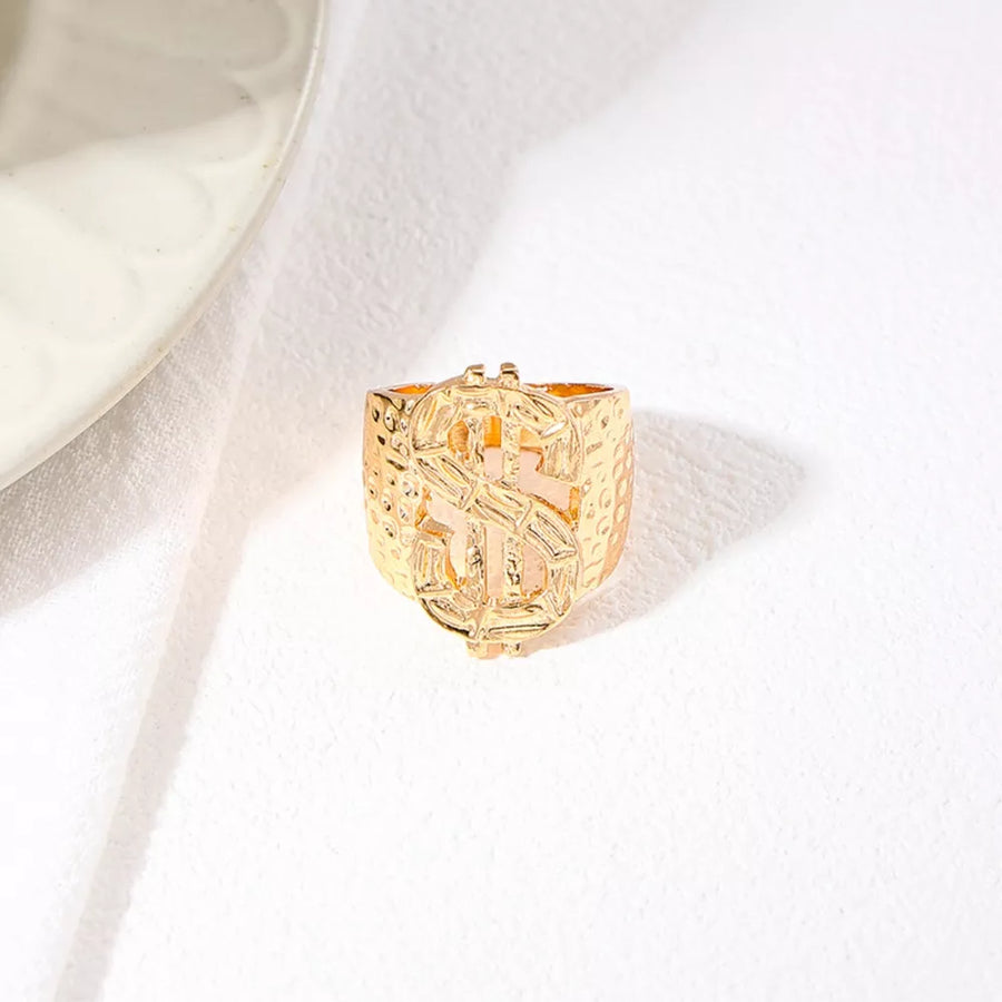 Gold ring with not applicable and none