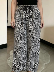 black wide-leg wide-leg pants with N/A