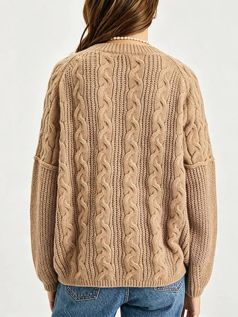 classic pullover sweater in burgundy with v-neck