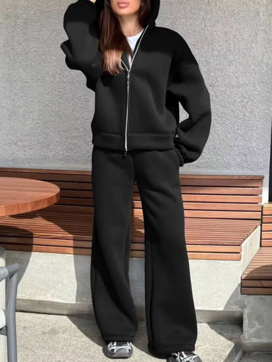 athleisure zip hoodie in light pink with hooded