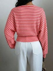 modern t-shirt in Brown-spot with crew neck