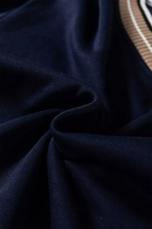 navy blue sweatshirt