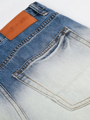 jeans in Blue with ombre and pocketed