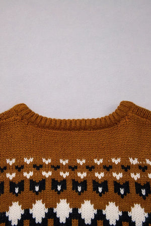 v-neck sweater in cream with stretch and waist-length