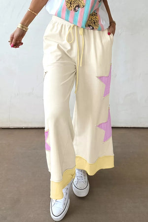 Star Patch Wide Leg Pants in this colorway