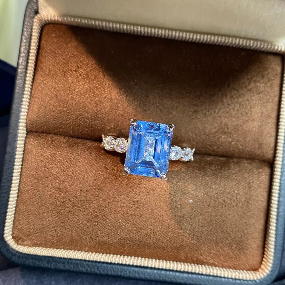 sky blue ring with not applicable and none