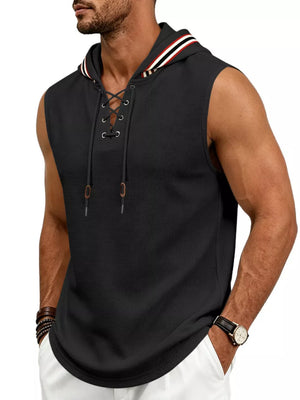 100% Polyester Care instructions: Machine wash cold vest in Royal Blue with regular silhouette