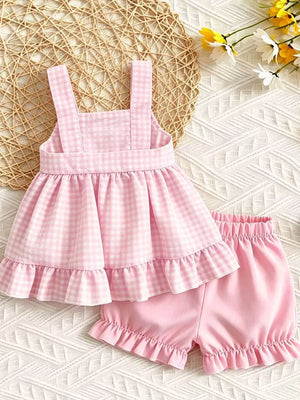 Children's Gingham Top And Shorts Set option 6