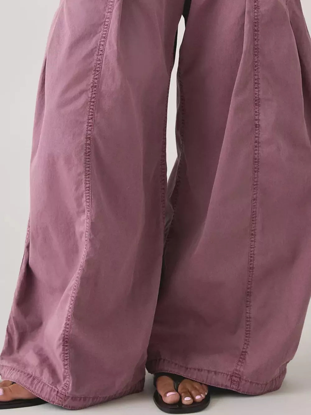 100% polyester Care instructions: Machine wash cold cargo pants in Matcha Green with wide-leg silhouette