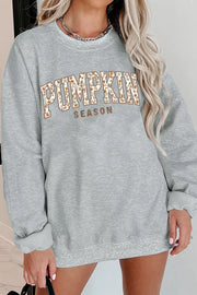 vintage-inspired sweatshirt in orange with crew neck