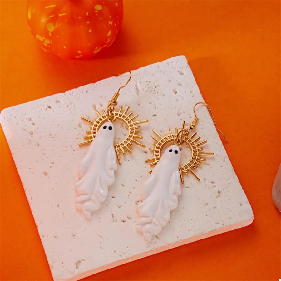 18K Gold-Plated,Alloy,Resin Care instructions: Avoid wearing during exercise, as earrings in Gold with drop silhouette