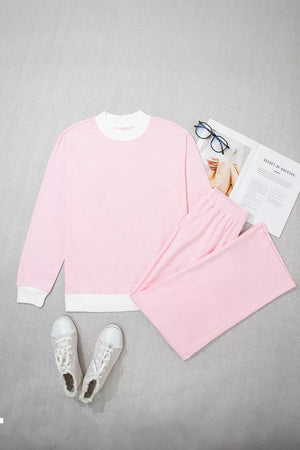 Striped Long Sleeve Top And Pants Set option 7
