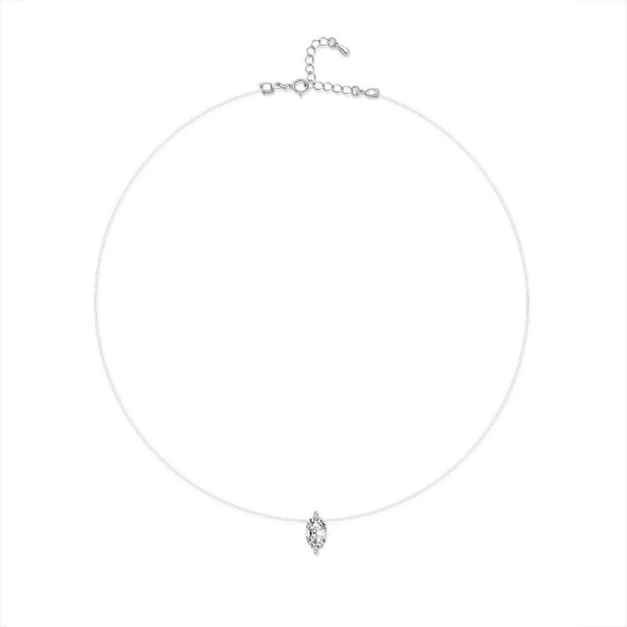 silver necklace