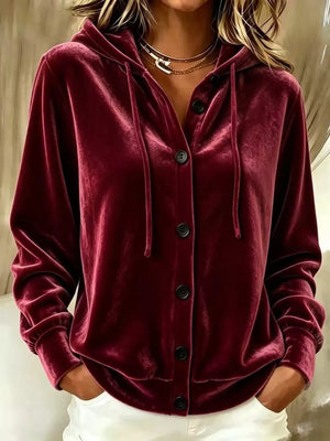 modern hoodie in Dark Blue with hooded
