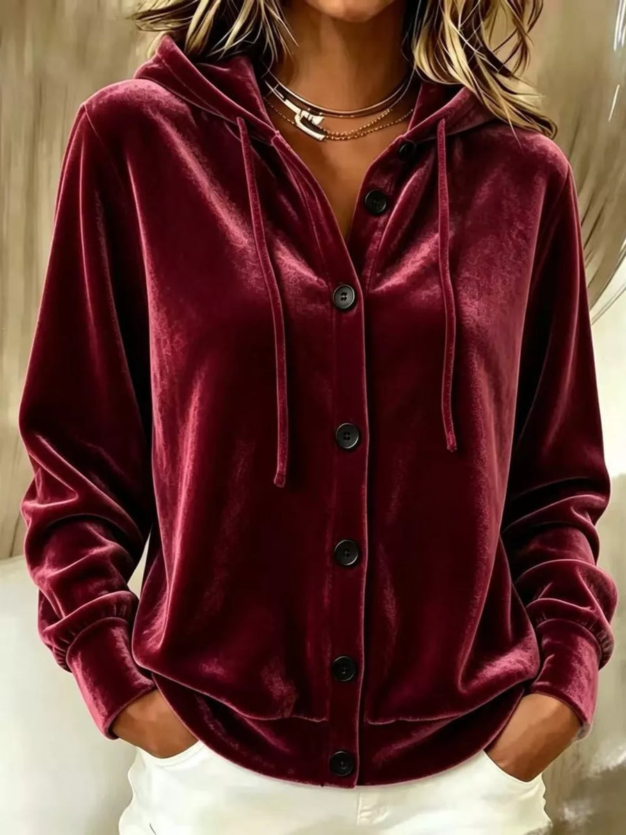 modern hoodie in Dark Blue with hooded