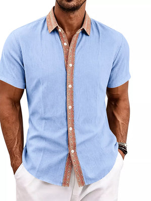 95%cotton, 5%spandex Care instructions: Machine wash cold button-up shirt in Dark Gray with regular silhouette