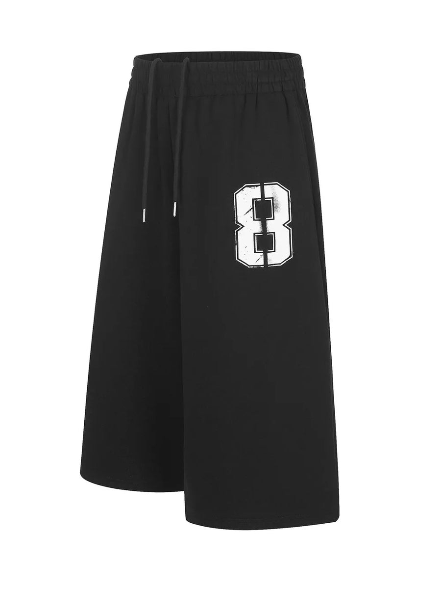 Men's Number 8 Wide Leg Capris option 9