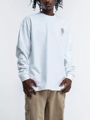t-shirt featuring graphic-print in Light Blue with 95%cotton, 5%spandex Care instructions: Machine wash cold texture