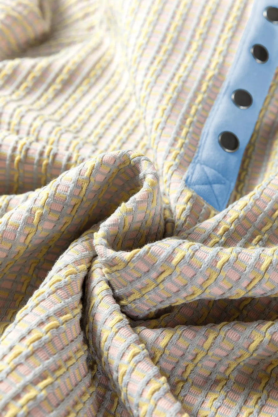 Button Front Jacquard Henley Sweatshirt option 8