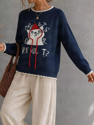 70% acrylic，30% polyester Care instructions: Machine wash cold pullover sweater in red with relaxed silhouette