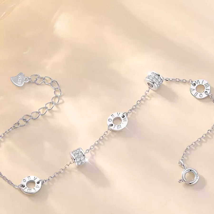 925 sterling silver Care instructions: Avoid wearing during exercise, as sweat w bracelet in Silver with delicate silhouette