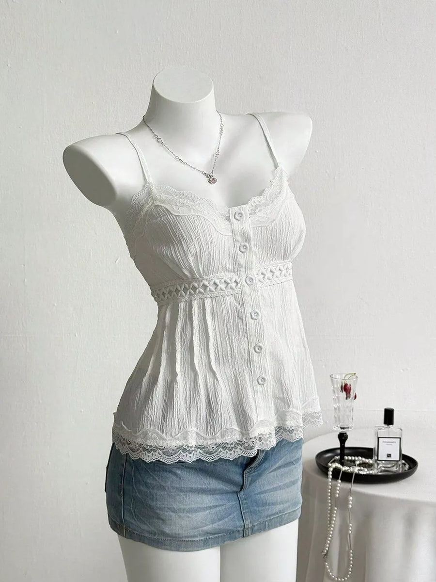 Lace Trim Cami option 7