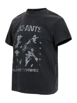 95%cotton,5%spandex Care instructions: Machine wash cold t-shirt in light gray with regular silhouette