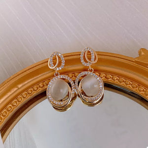 Style A earrings with 3.1 inches and post-back