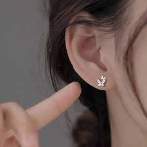 925 sterling silver,Zircon Care instructions: Avoid wearing during exercise, as earrings in Silver with stud silhouette