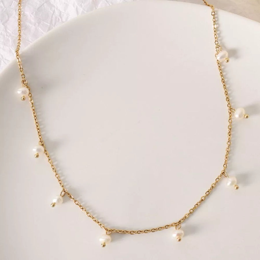 classic necklace in ivory with not applicable