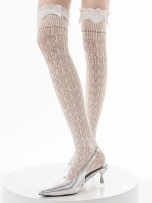 stockings in Milk White