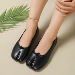 PU Leather,Rubber Imported Size &amp flats in red with flat silhouette