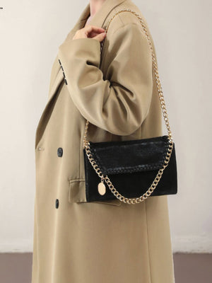 Black shoulder bag