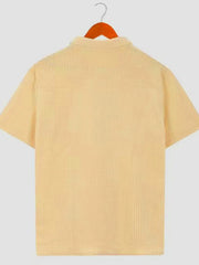 Green Men's Plus Size Short Sleeve Polo Shirt
