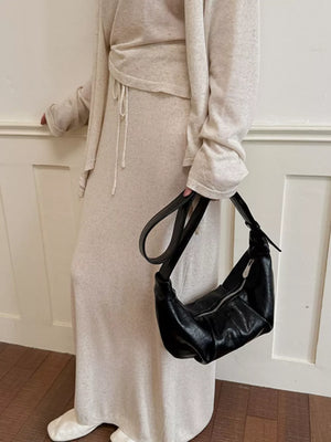 Black shoulder bag