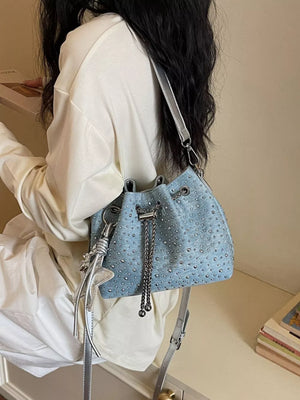Drawstring Bucket Crossbody Bag option 5